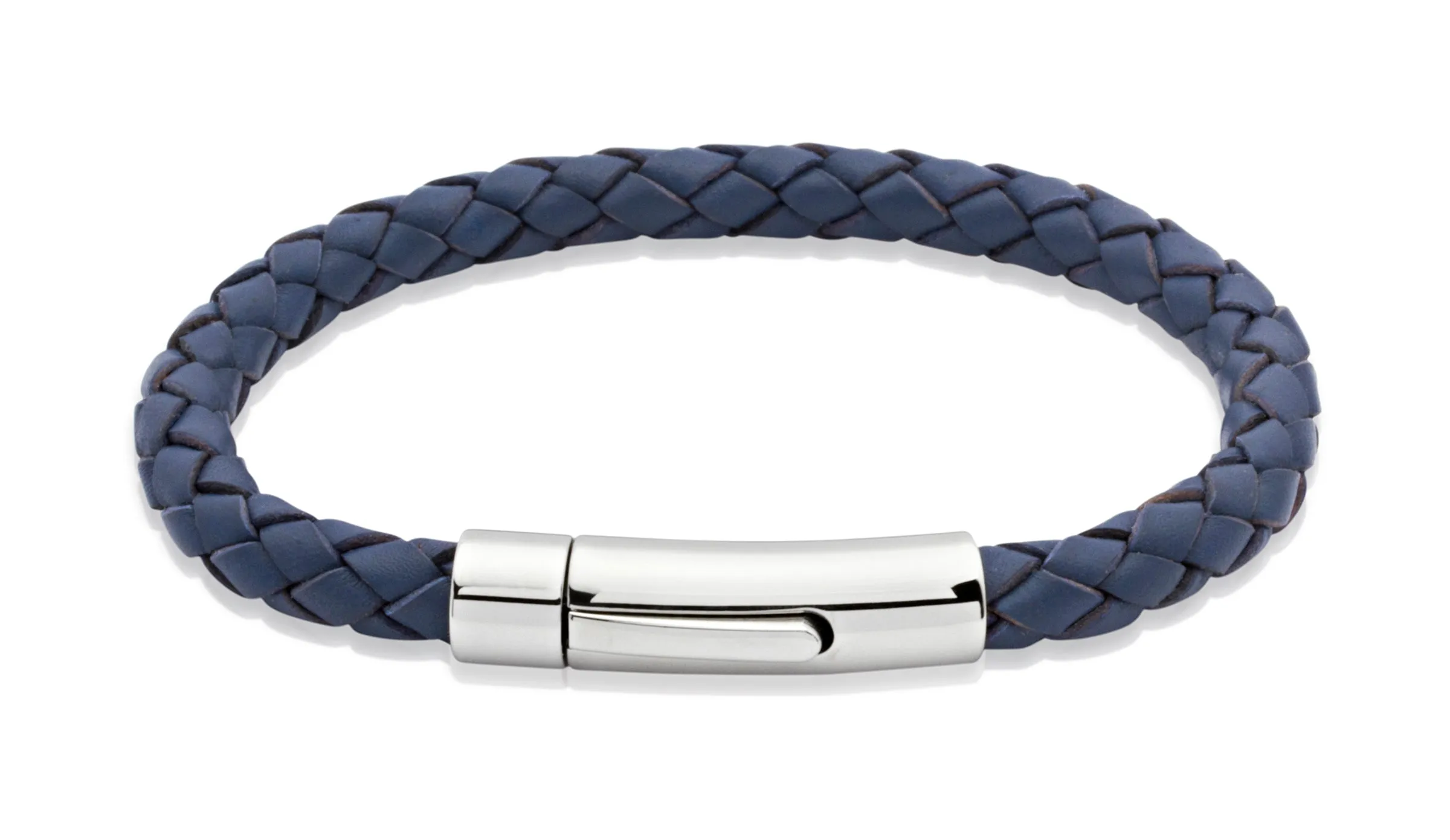 Unique & Co Blue Leather Bracelet A40BLUE