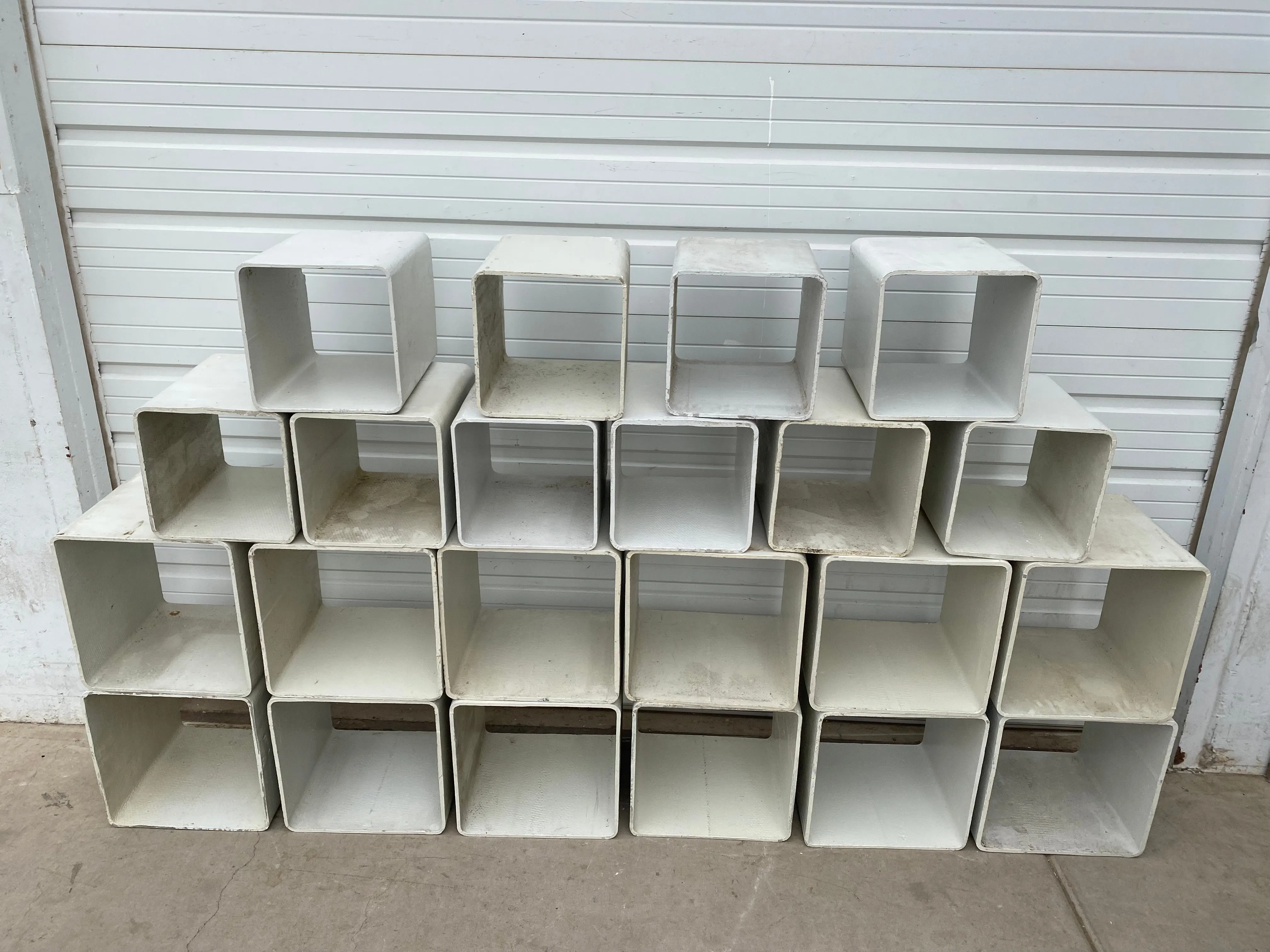 Unique Square Willy Guhl Modular Bibliotheque