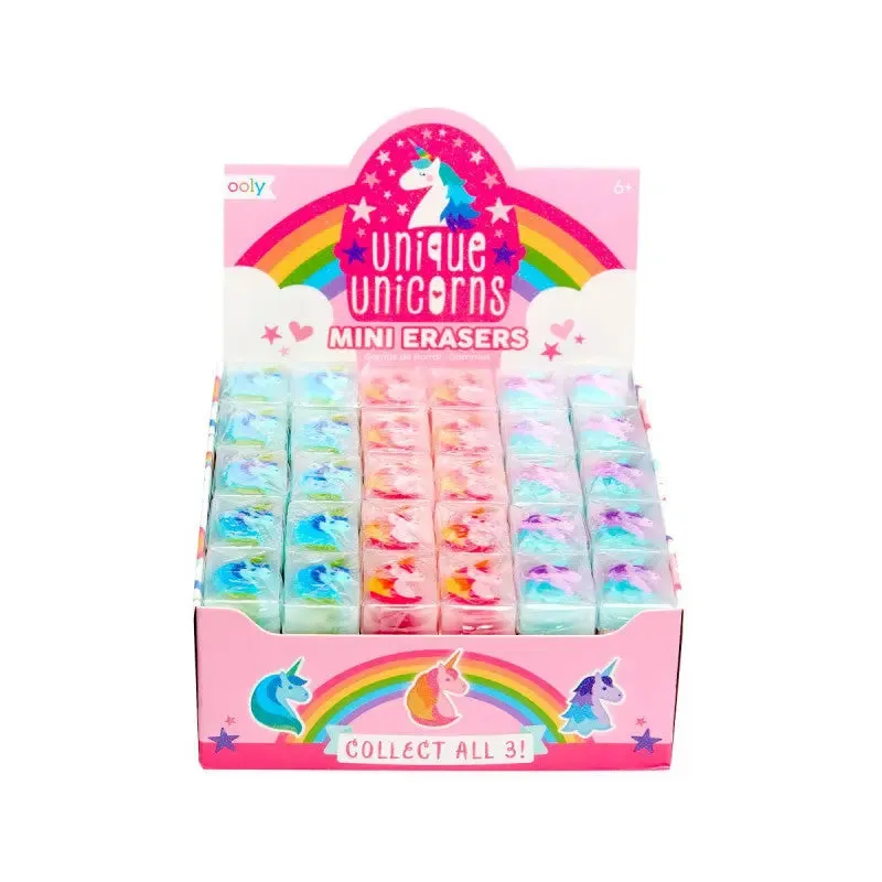 Unique Unicorns Mini-Erasers