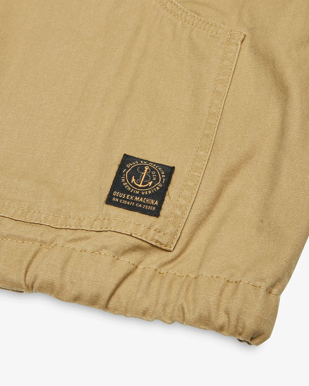 WAXED LANDING PARKA - TAN