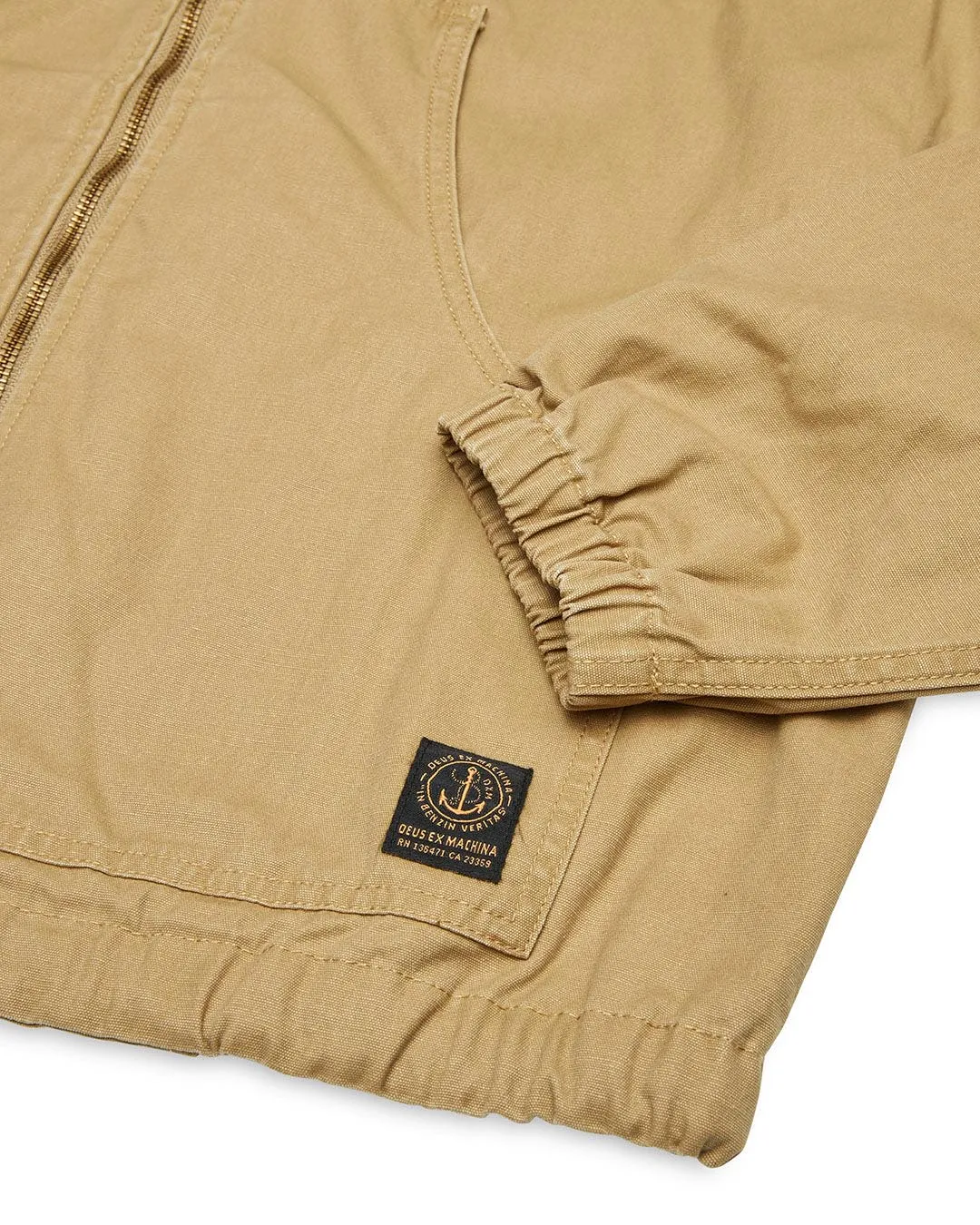 WAXED LANDING PARKA - TAN