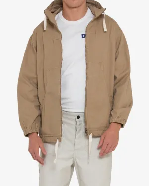 WAXED LANDING PARKA - TAN