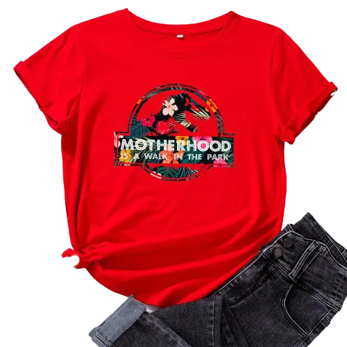 Women Letter Printed Graphic T Shirts