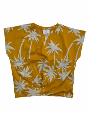 Yellow Shirt with Palms